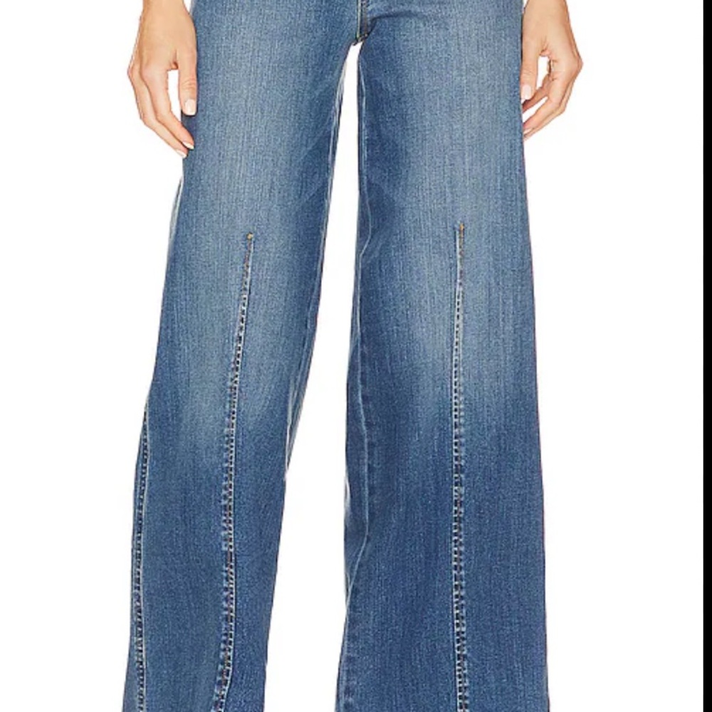 Women’s SPANXshape Everywear Seamed-Front Wide Leg Jeans - petite